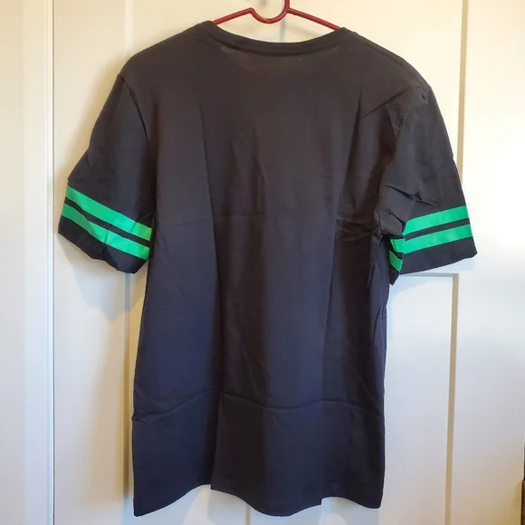 NWOT We Love Fine World of Warcraft Varsity Style Short Sleeve Shirt Large - Picture 2 of 5